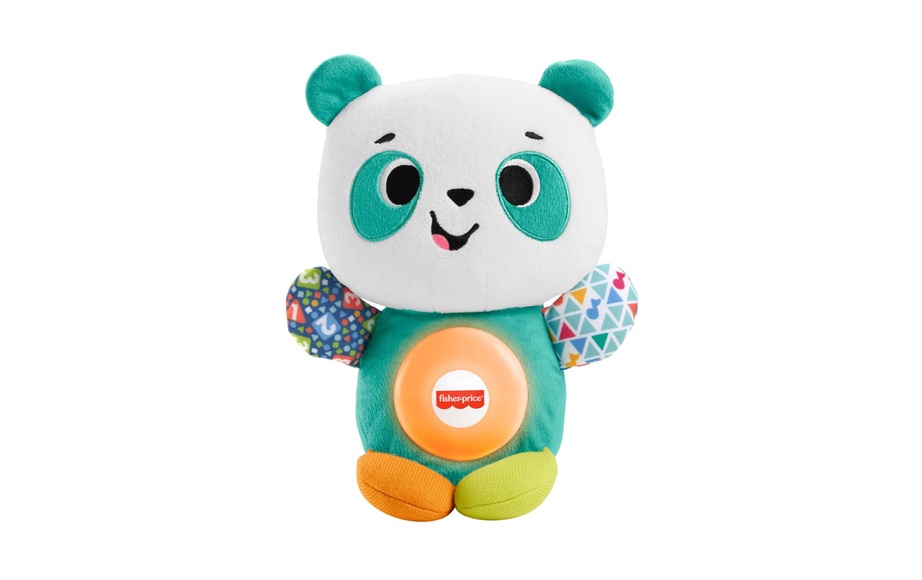 Fisher-Price BlinkiLinkis Panda Baby-Spielzeug mit Musik