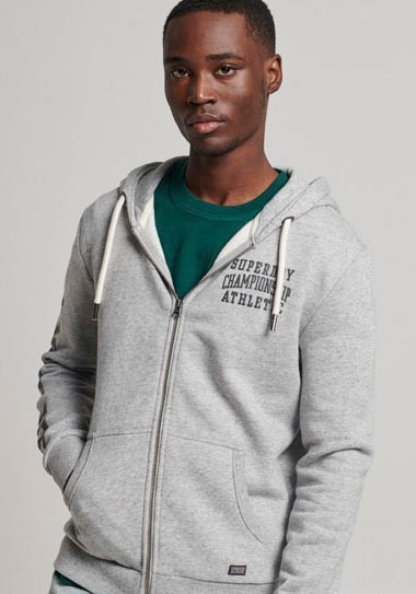 Superdry Kapuzensweatjacke »VINTAGE GYM ATHLETIC ZIPHOOD«