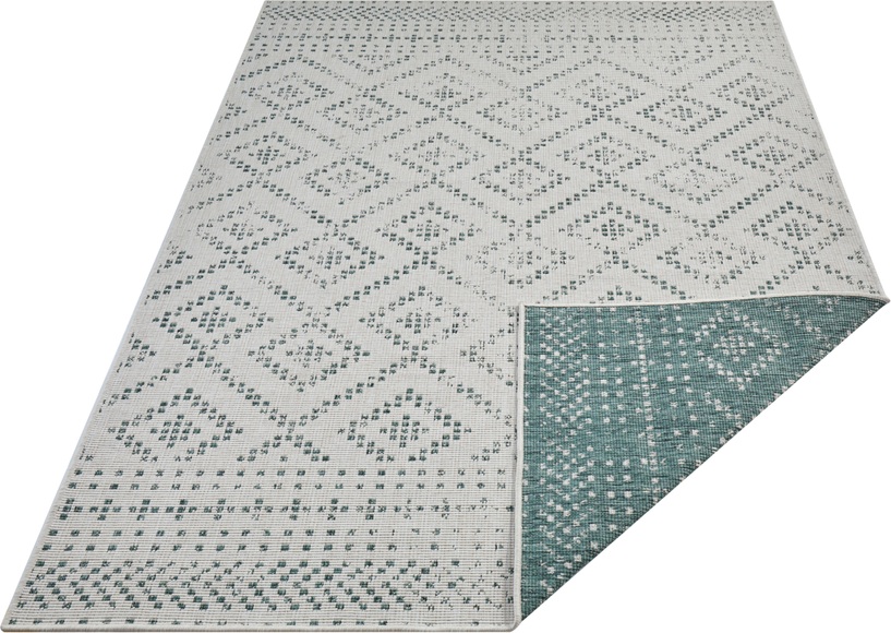 freundin Home Collection Teppich »Olympia«, rechteckig, 5 mm Höhe, In-und Outdoor geeignet, Wohnzimmer, Balkon, Terrasse, Garten, Strapazierfähig und pflegeleicht, Flachgewebe