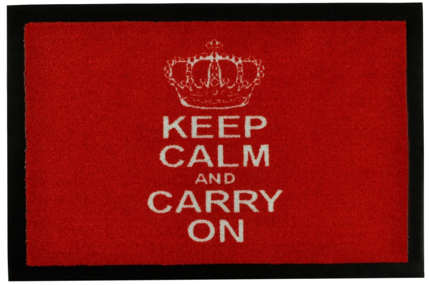 Fussmatte »Keep Calm«, rutschhemmend beschichtet, Hanse Home