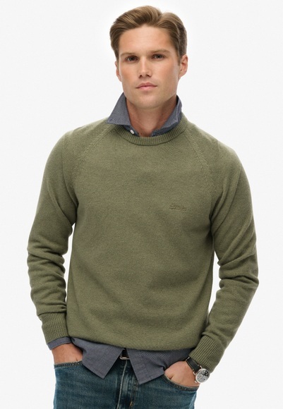 Superdry Strickpullover »WOOL BLEND JUMPER«