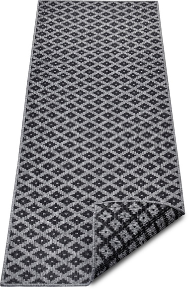 NORTHRUGS Läufer »Nizza«, rechteckig, 5 mm Höhe, In-und Outdoor geeignet, Wohnzimmer, Balkon, Terrasse, Garten, Robust, Pflegeleicht, Flachgewebe, Wendbar