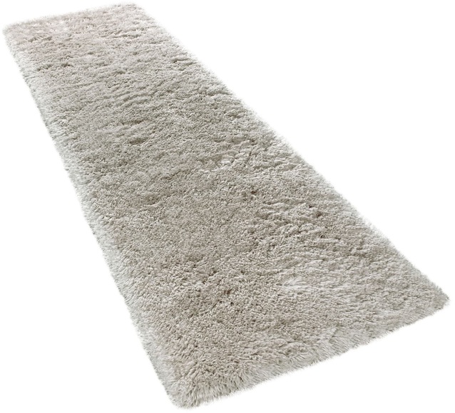 Paco Home Hochflor-Läufer »Akumal 930«, rechteckig, 60 mm Höhe, Teppich-Läufer, Shaggy, besonders weich durch Softgarn, Uni-Farben, ideal im Flur & Schlafzimmer
