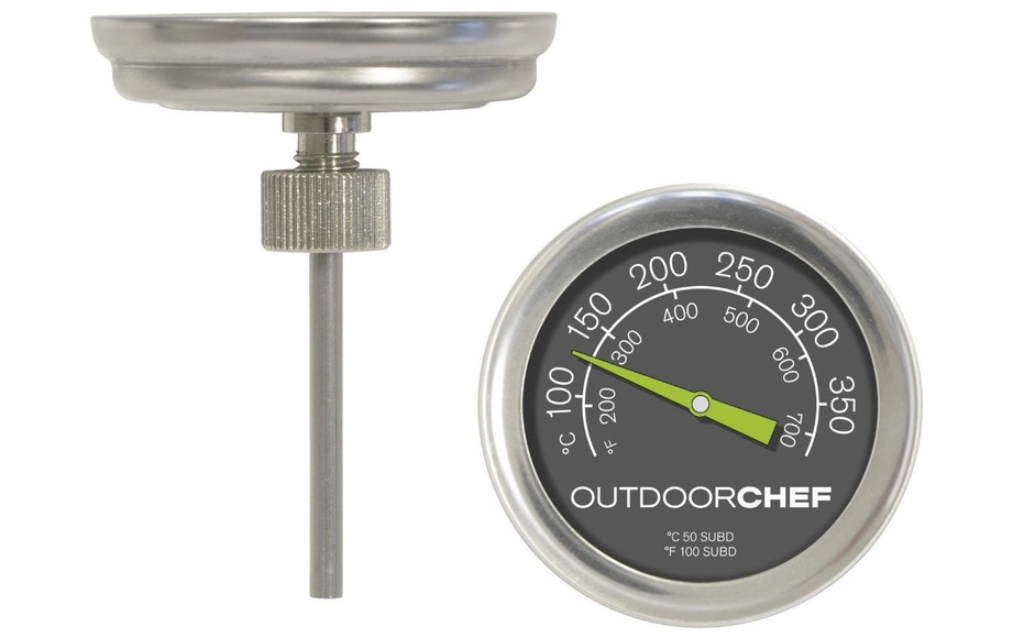Outdoorchef Thermometer - Grill Ersatzteil (Silber)