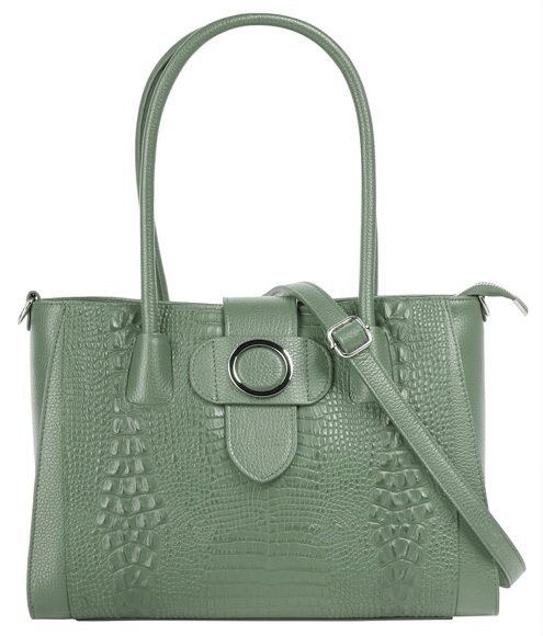 Cluty Shopper, (1 tlg.), echt Leder, Made in Italy
