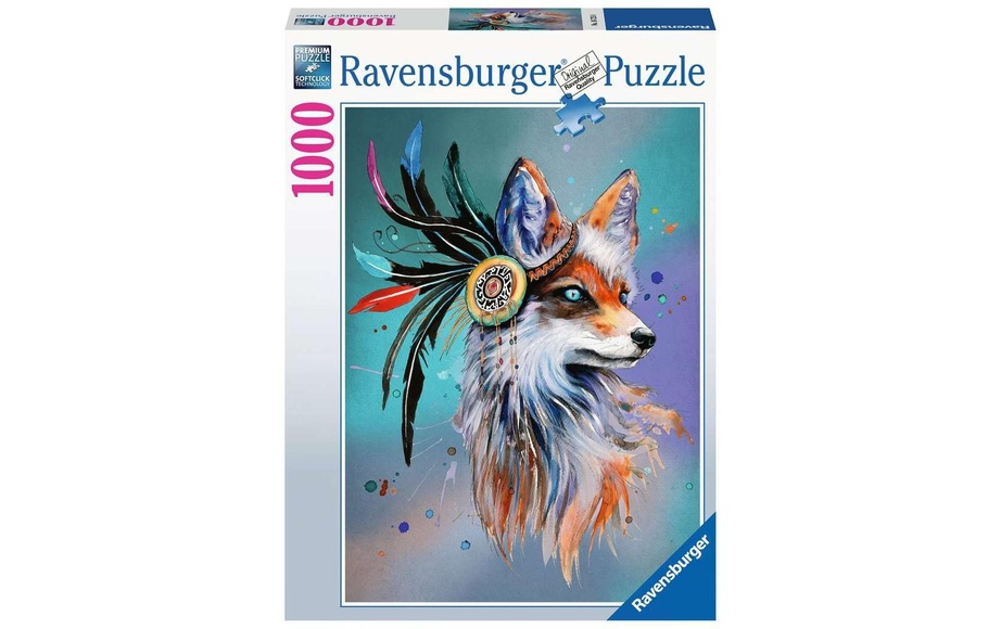 Ravensburger Puzzle 16725 - Boho Fuchs -Puzzle für Erwachsene und Kinder ab 14 Jahren