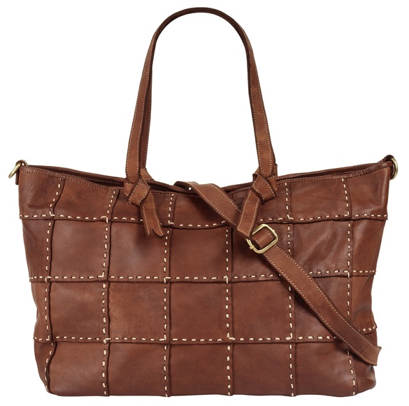 Samantha Look Shopper, (1 tlg.), echt Leder, Made in Italy