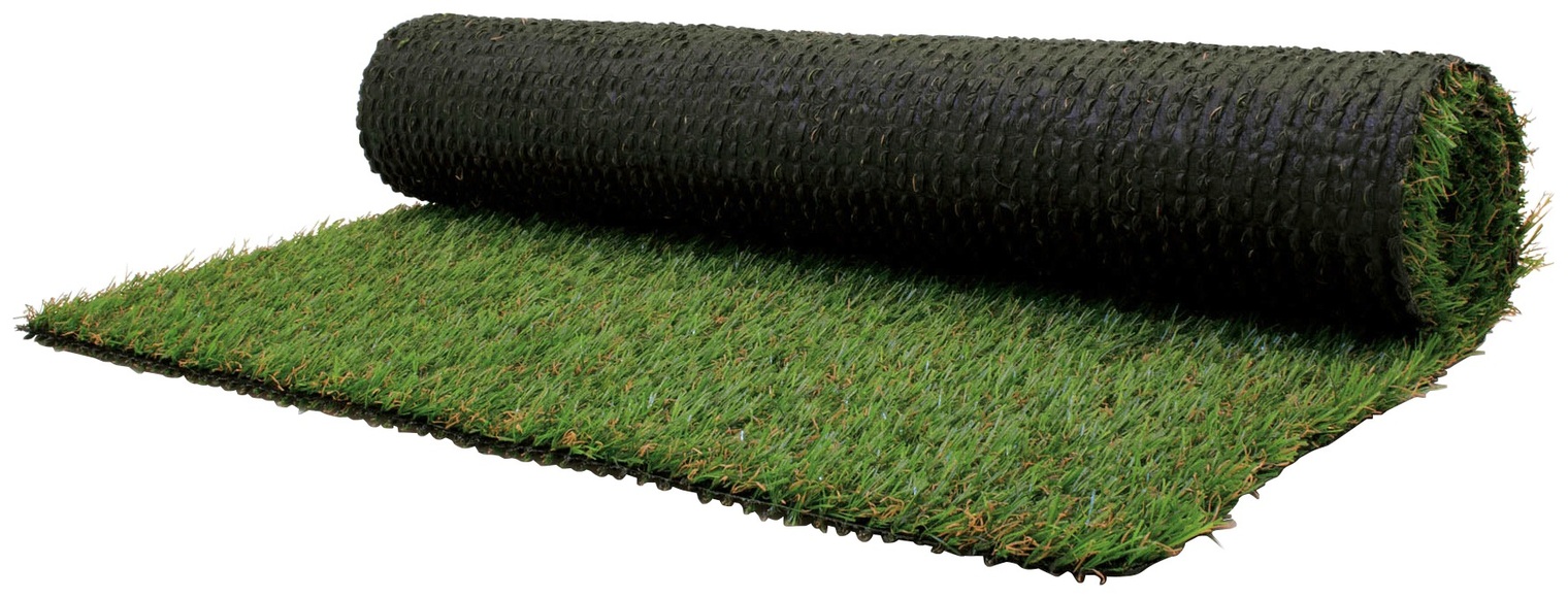 Primaflor-Ideen in Textil Kunstrasen »CAMELLIA«, rechteckig, 18 mm Höhe, Rasenteppich, realistische Optik, mit Drainagefunktion, strapazierfähig, wasserfest, UV-stabil & witterungsbeständig, ideal für Balkon, Terrasse