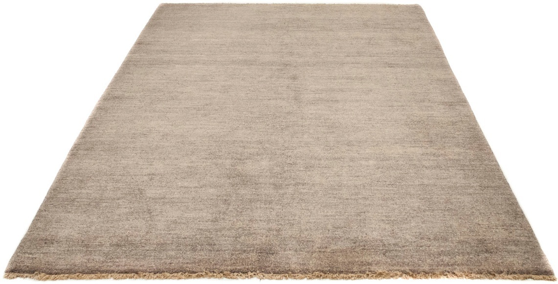 morgenland Wollteppich »Gabbeh Teppich handgeknüpft lila«, rechteckig, 18 mm Höhe, handgeknüpft
