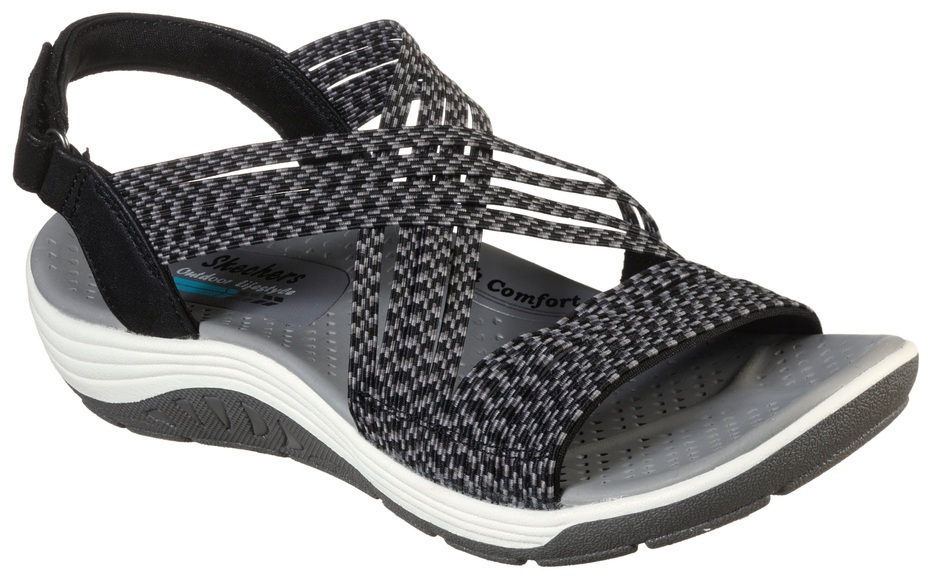 Skechers Riemchensandale »REGGAE CUP-OH, SNAP!«, mit regulierbarem Klettverschluss