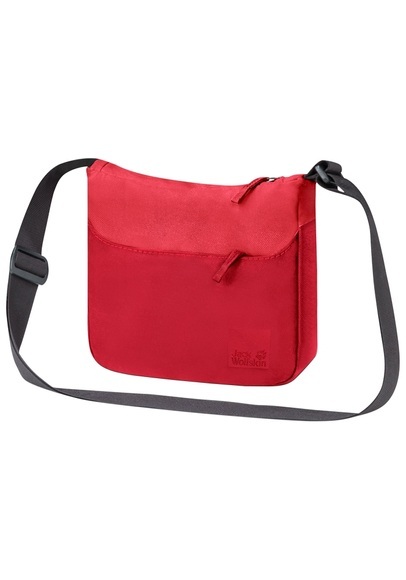 Jack Wolfskin Umhängetasche aus recyceltem Material Sunset one size rot tulip red