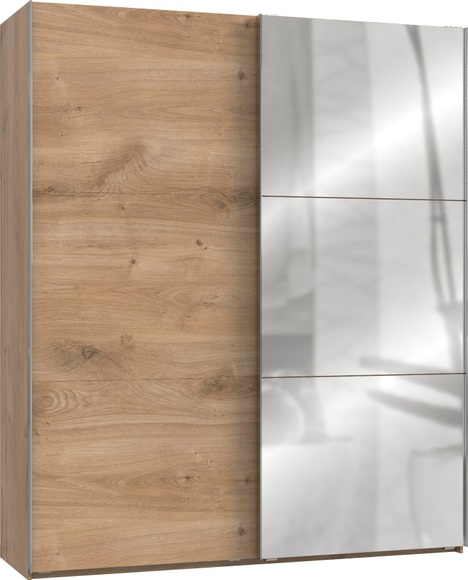 Fresh To Go Schwebetürenschrank »Laval«, inkl. zusätzlichen Einlegeböden, Schubkasteneinsatz und Selbsteinzug