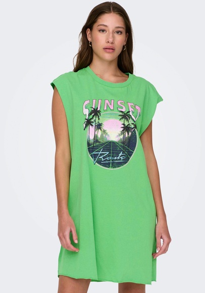 ONLY Shirtkleid »ONLLUCY S/L PALMS DRESS BOX JRS«