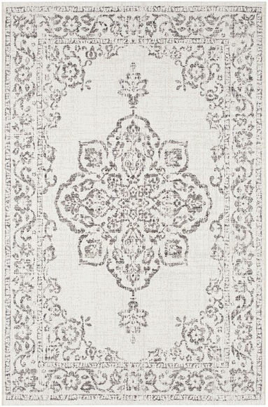 NORTHRUGS Teppich »Tilos«, rechteckig, 8 mm Höhe, In-und Outdoor geeignet,Vintage Design, Wohnzimmer, Balkon, Terrasse, Robust, Pflegeleicht, Flachgewebe
