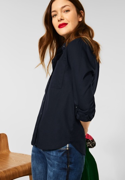STREET ONE Hemdbluse, mit Brusttaschen