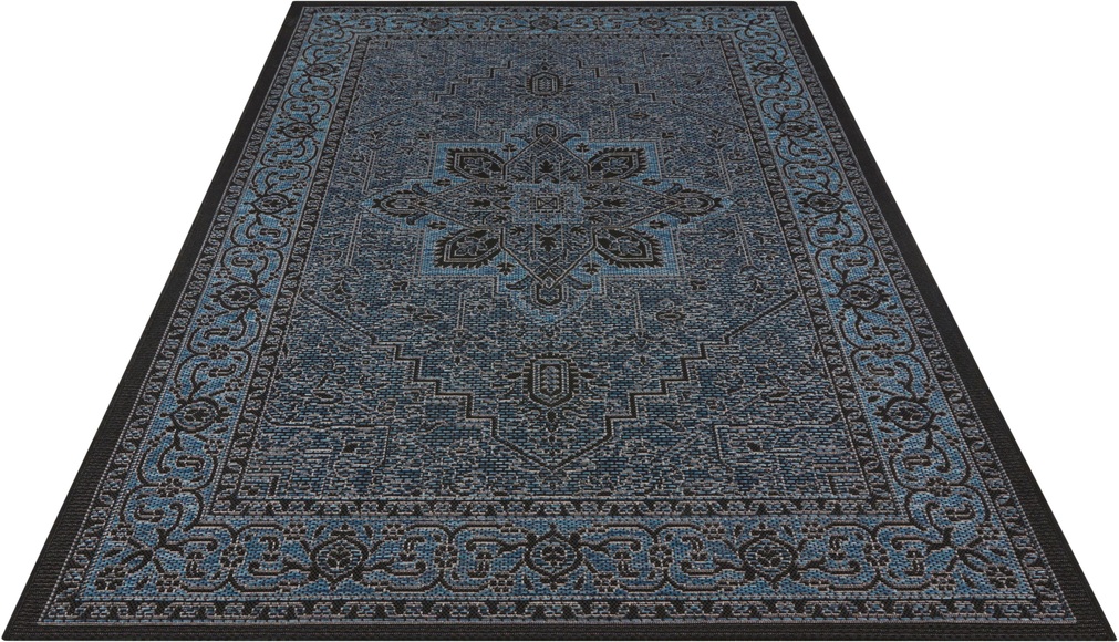 Teppich, »Anjara«, bougari, rechteckig, Höhe 4 mm, maschinell gewebt