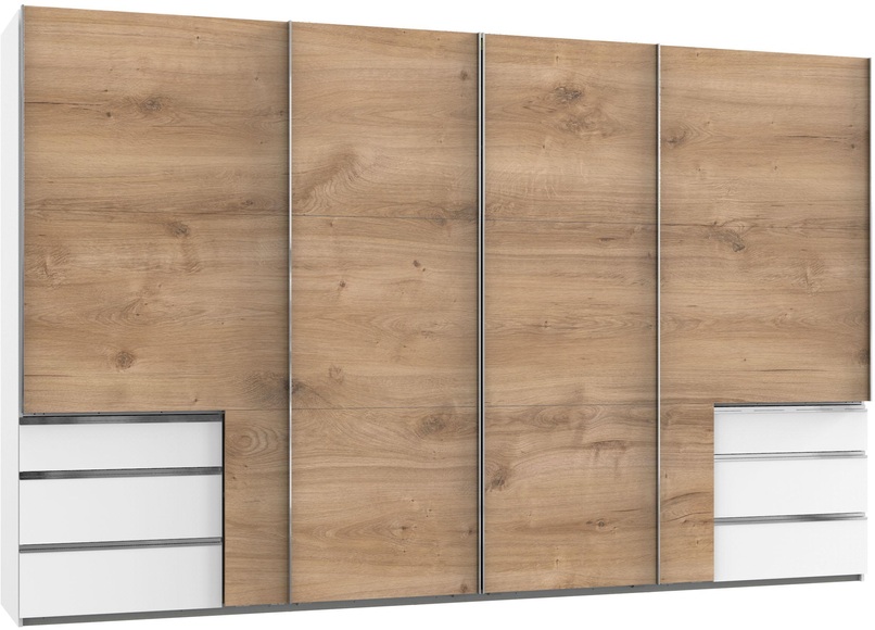 Fresh To Go Schwebetürenschrank »Level«, mit Synchronöffnung