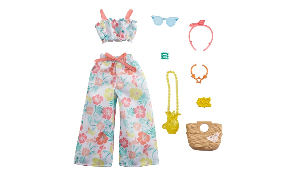 Mattel - Barbie Fashions Komplettes Outfit Roxy (Tropical 2-Piece)