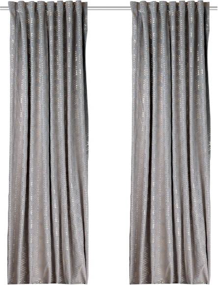 my home Vorhang »Velvet Foil«, (2 St.), Samt