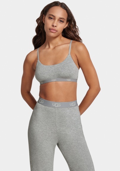 UGG Bralette »Estella Bralette«, Satinband mit Markenlogo