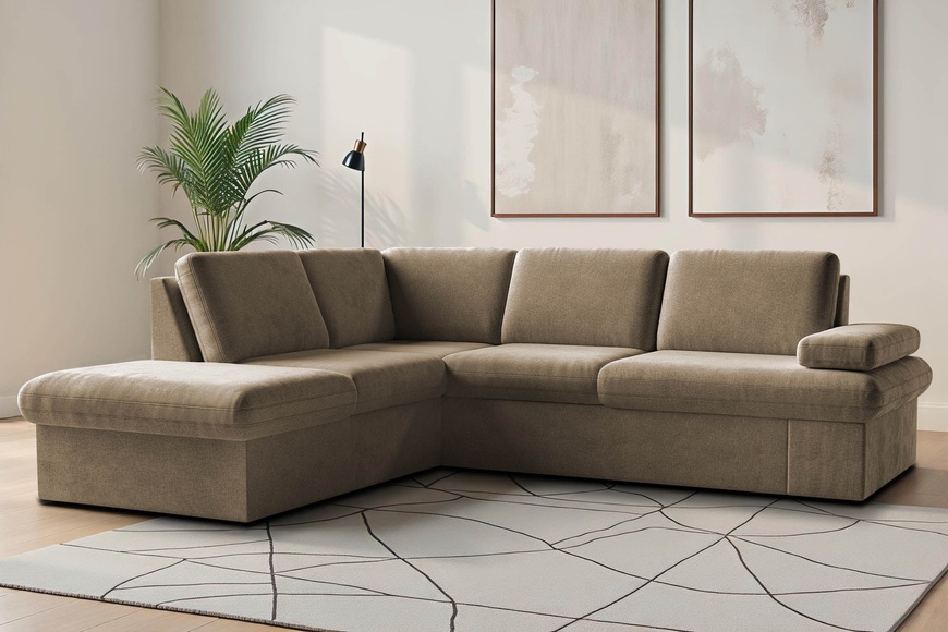 sit&more Ecksofa »Moreno«, mit Armteilverstellung,wahlweise mit Bettfunktion