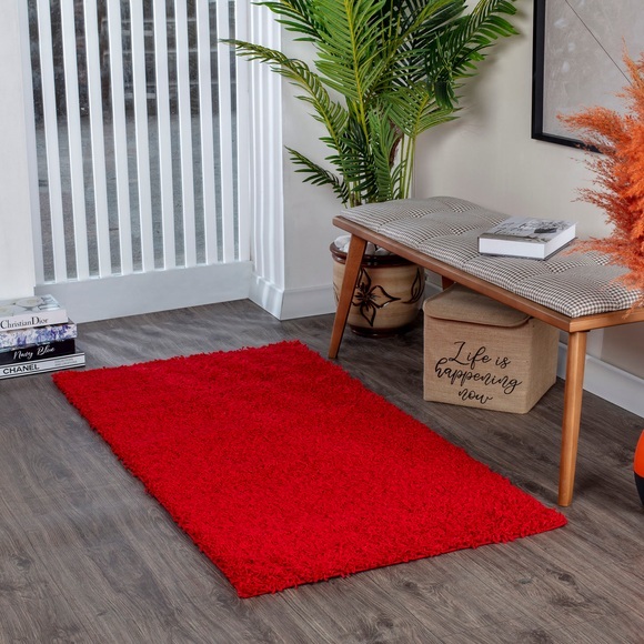 Surya Hochflor-Teppich »UNI CHIC 2309«, rechteckig