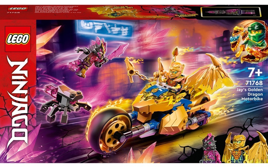 71768 LEGO® NINJAGO Jays Golddrachen-Motorrad