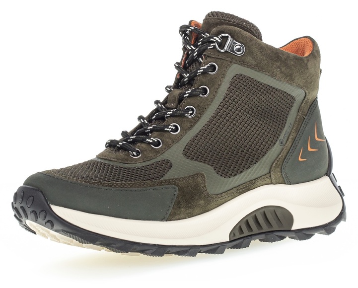 - Leder Wandersneaker Damen Grün 44