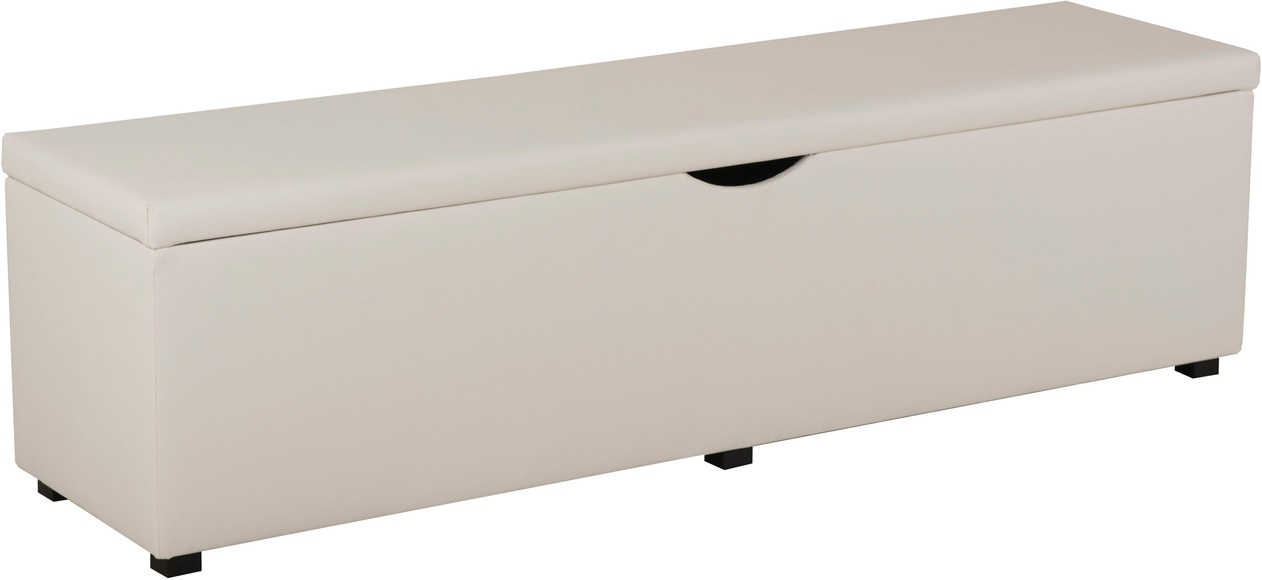 Places of Style Hockerbank »Standard«, mit Stauraum, Breite 120 cm oder 160 cm, auch als Garderobenbank oder Bettbank geeignet