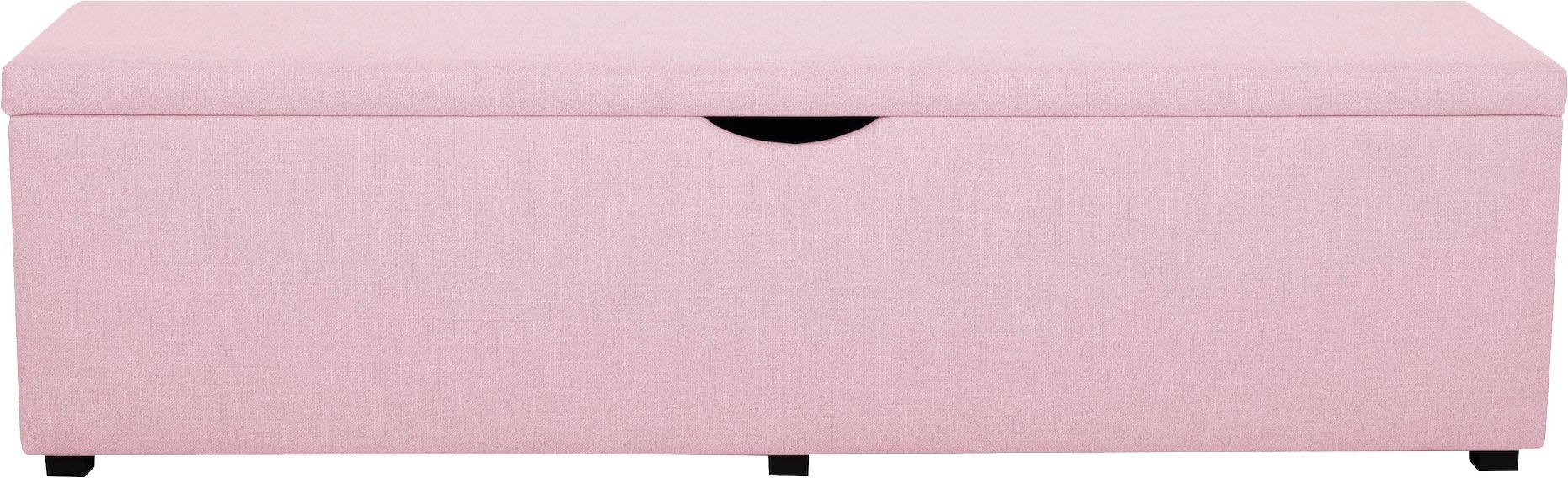Places of Style Hockerbank »Standard«, mit Stauraum, Breite 120 cm oder 160 cm, auch als Garderobenbank oder Bettbank geeignet