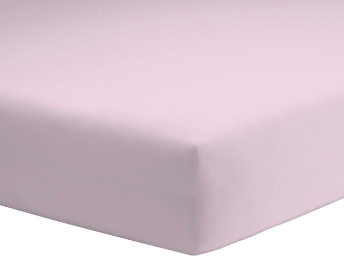 Mako-Jersey-Spannbetttuch Schlafgut rosé Größe: 018