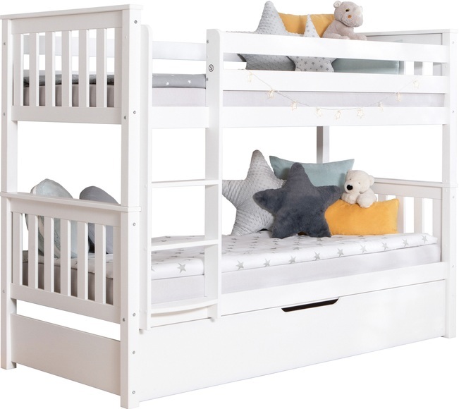 Ticaa Einzel-/Etagenbett »Sammy«, mit Bettschubkasten »Marianne«