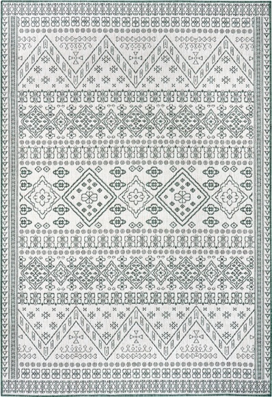 NORTHRUGS Teppich »Doha«, rechteckig, 5 mm Höhe, In- und Outdoor Teppich, Wendbar, gekettelt, strapazierfähig, pflegeleicht, Wohnzimmer, Balkon, Garten, in der EU Hergestellt