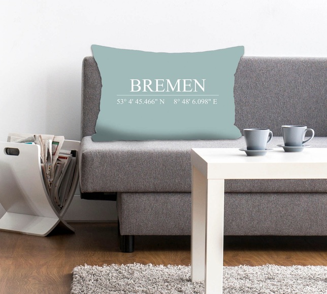 queence Dekokissen »Bremen«, (1 St.), mit Schriftzug