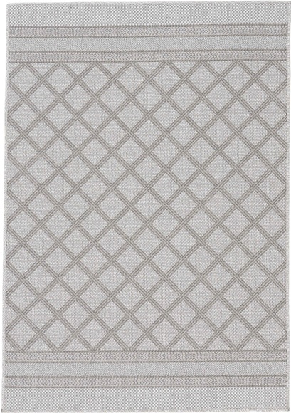 carpetfine Teppich »Boho 104«, rechteckig, 4 mm Höhe, robustes Flachgewebe, Sisal Optik, In- und Outdoor geeignet, Wetterfest und UV-beständig für Balkon, Terrasse, Garten, Aussenbereich,Wohnzimmer, Schlafzimmer