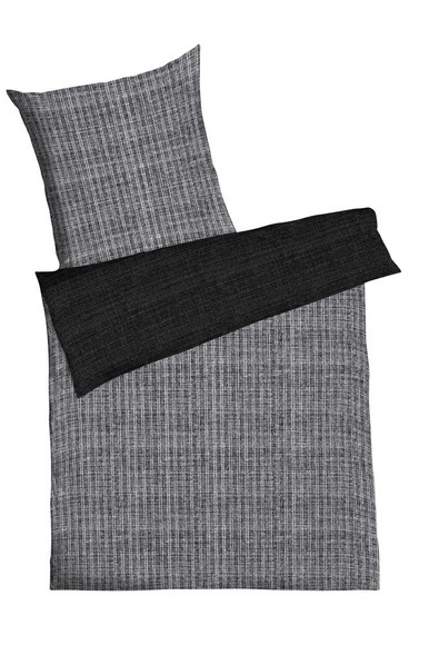 Kaeppel Wendebettwäsche »Eternity Combo Bettwäsche, Satin mit seidigem Glanz, Streifen-Design«, (3 tlg.)