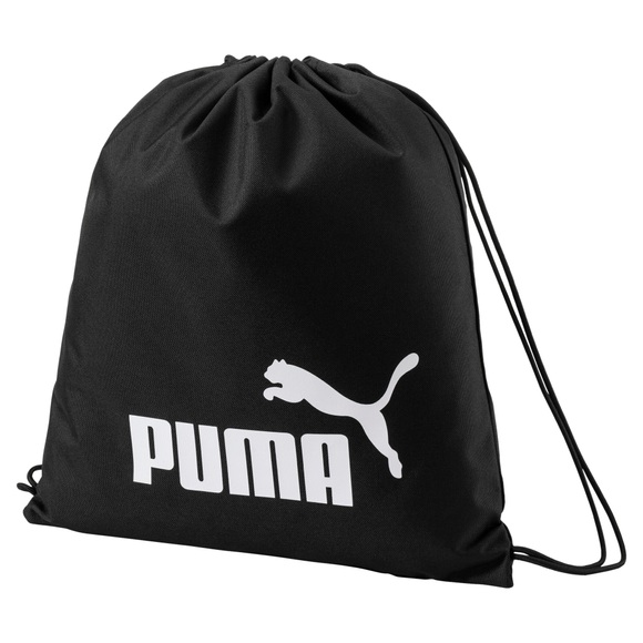 Puma Turnbeutel PHASE (36x42) in schwarz