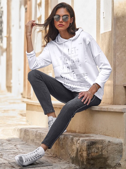 heine Langarmshirt »Kapuzen-Shirt«