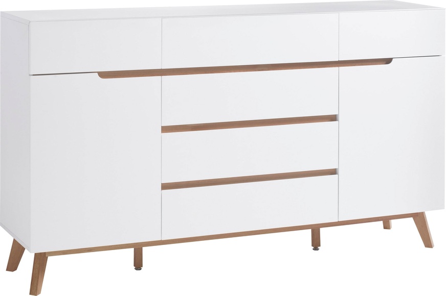 Mca Furniture - Sideboard - Weiss und Braun