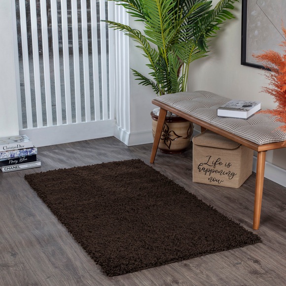 Surya Hochflor-Teppich »UNI CHIC 2304«, rechteckig