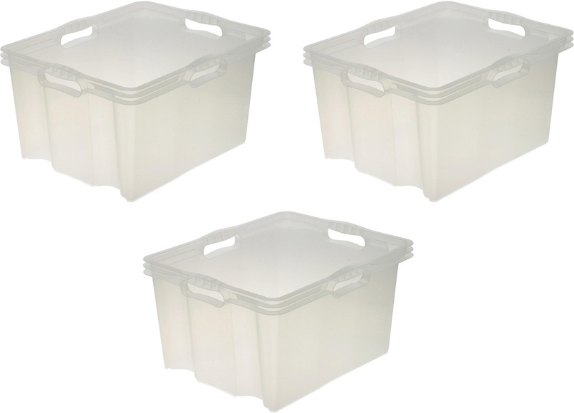 keeeper Aufbewahrungsbox »franz«, (Set, 3 St.), 24 Liter