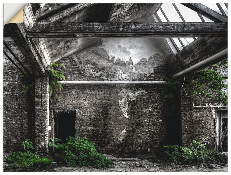 Artland Wandbild »Lost Place - alte Fabrik«