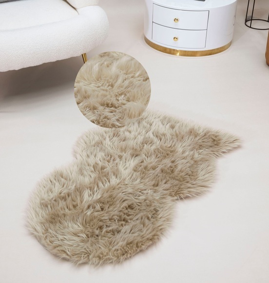 GALA Hochflor-Teppich »Haven Avenue«, rechteckig, 60 mm Höhe, fellförmig, Kunstfell-Teppich