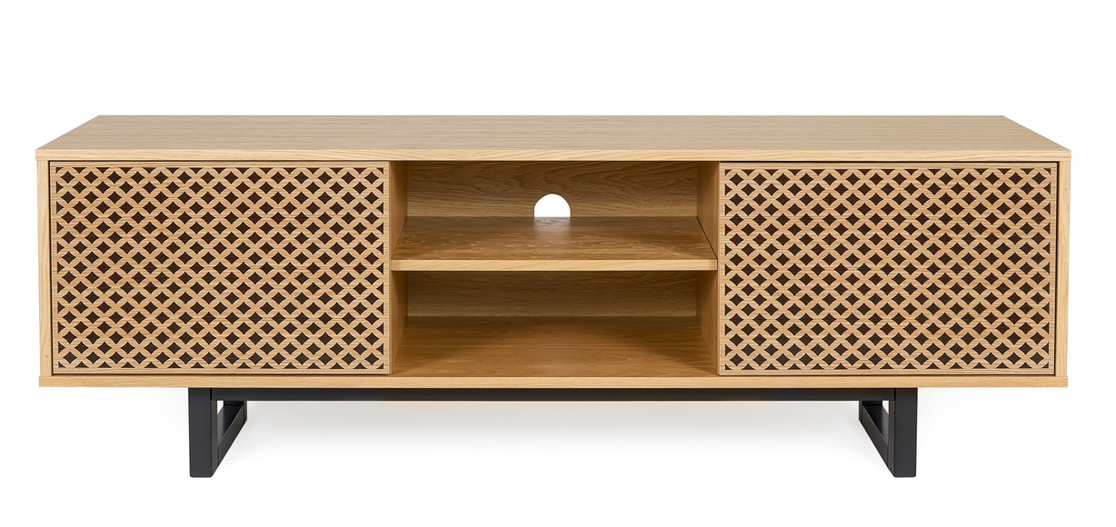 andas Lowboard, mit besonderem Print, mit push-to-open Funktion