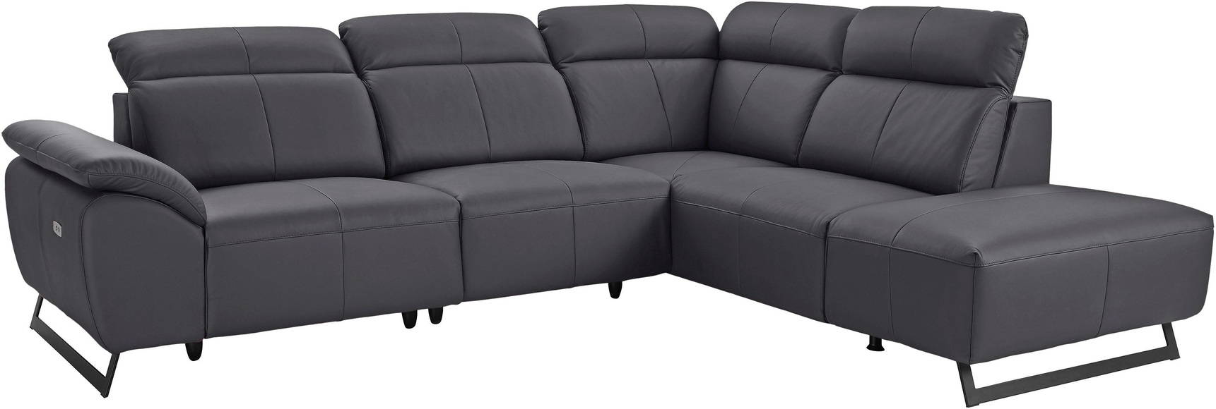 COTTA Ecksofa, inklusive Kopfteilverstellung, wahlweise mit elektrischen Relaxfunktionen