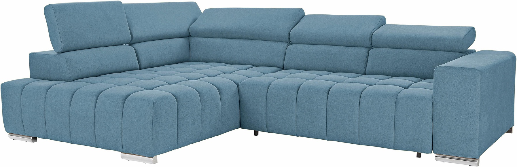 exxpo - sofa fashion Ecksofa, mit Kopf- bzw. Rückenverstellung, wahlweise mit Bettfunktion