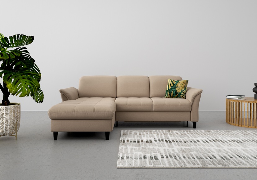 sit&more Ecksofa, wahlweise mit Kopfteilverstellung, Bettfunktion und Bettkasten