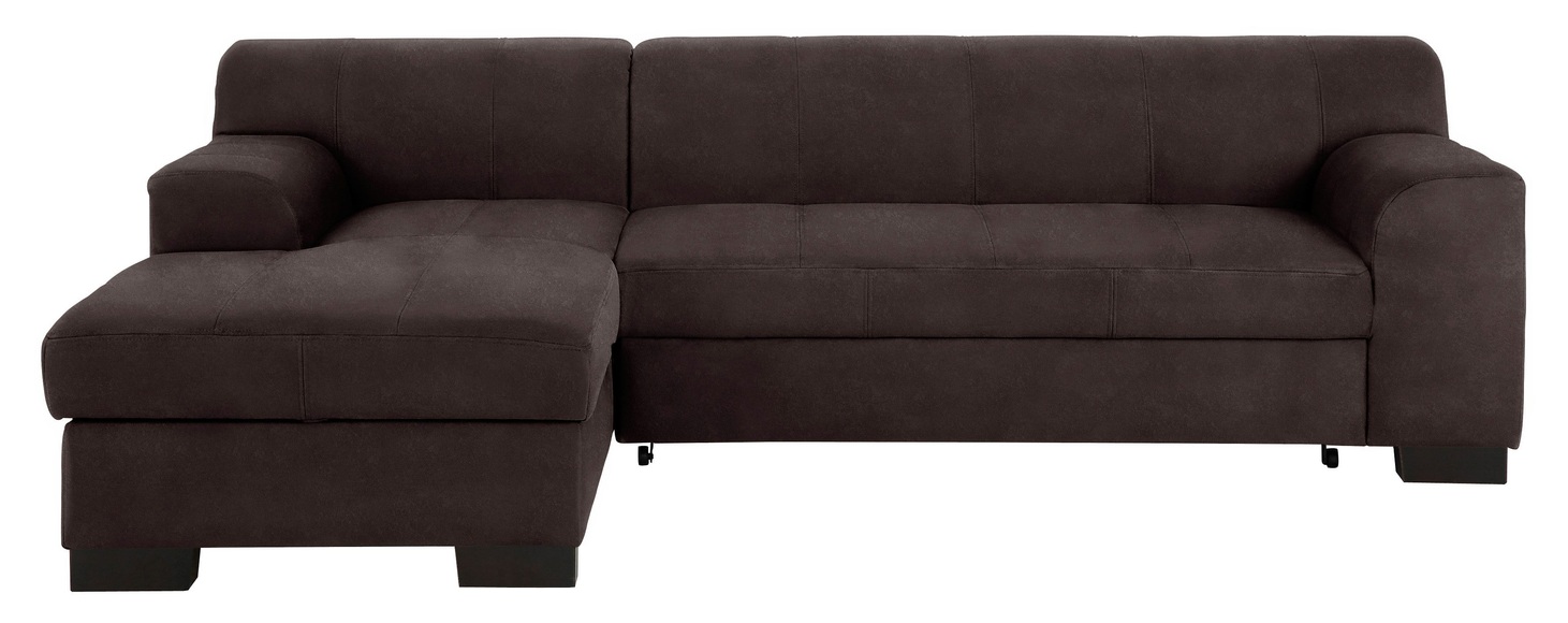 Home affaire Ecksofa »Falk«, mit Federkern und wahlweise mit Bettfunktion