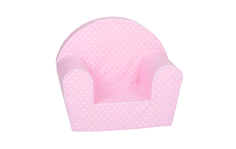 knorr® toys Kindersessel - Pink white dots