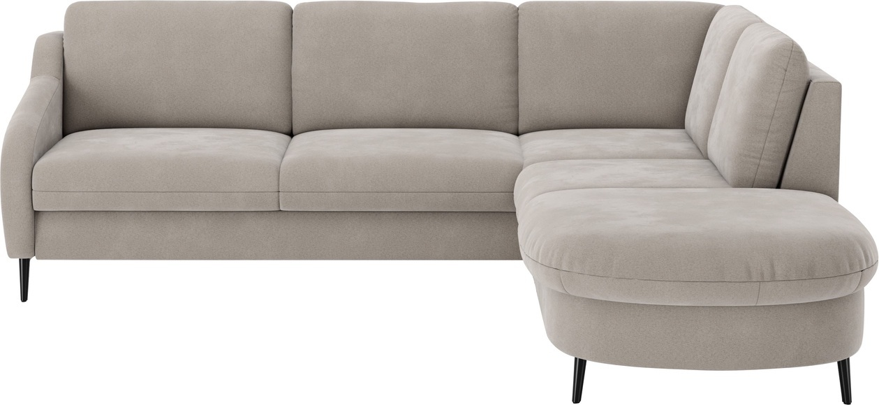 sit&more Ecksofa »Soul L-Form«, wahlweise mit Bettfunktion und Bettkasten oder Schubkasten